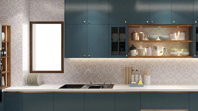 Straight Modular Kitchen Design