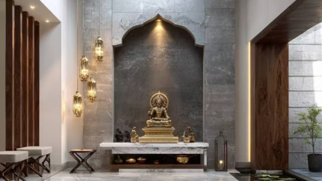 pooja room interior design Lucknow
