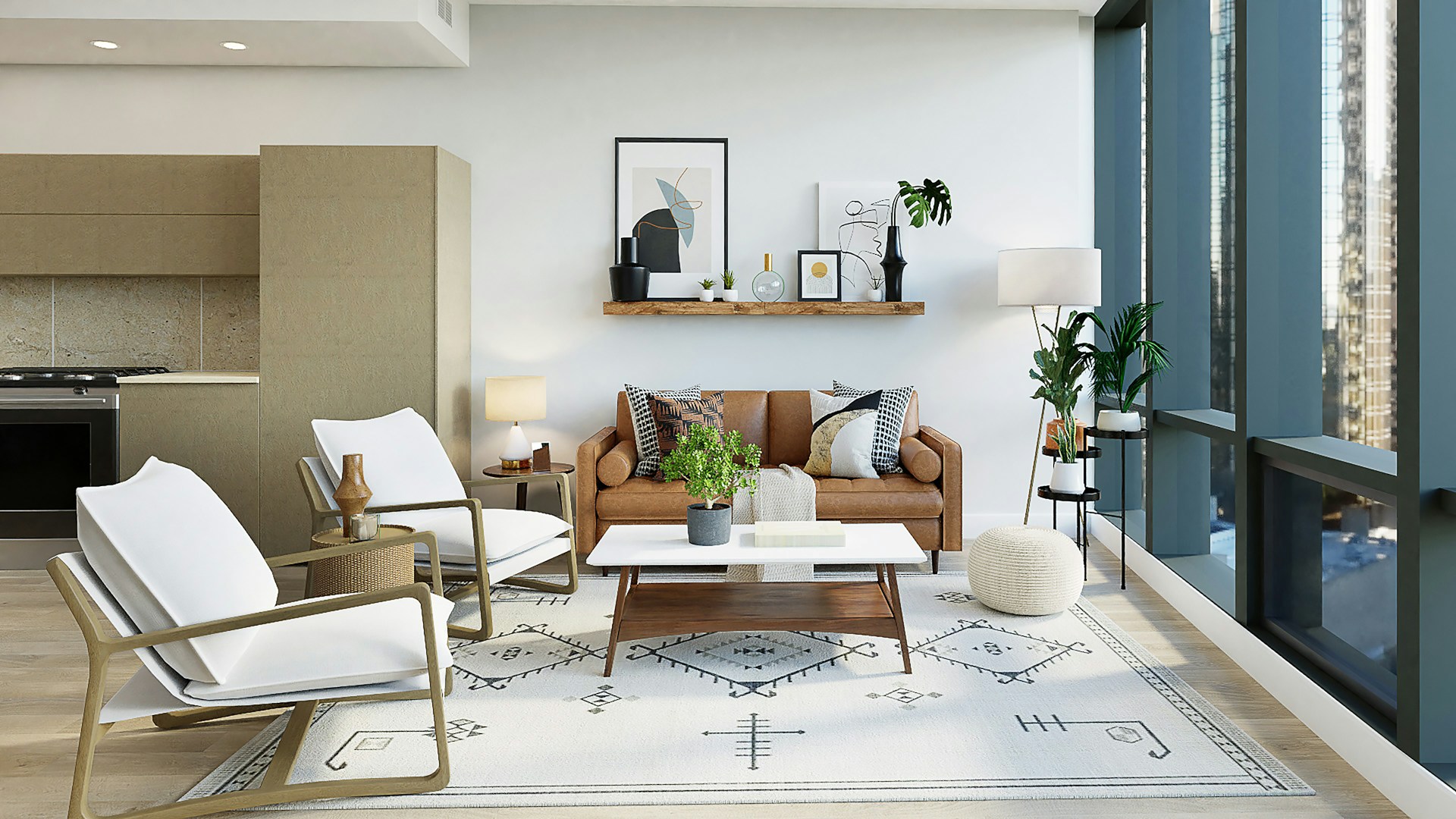 2BHK Flat Interior Design Ideas in Lucknow