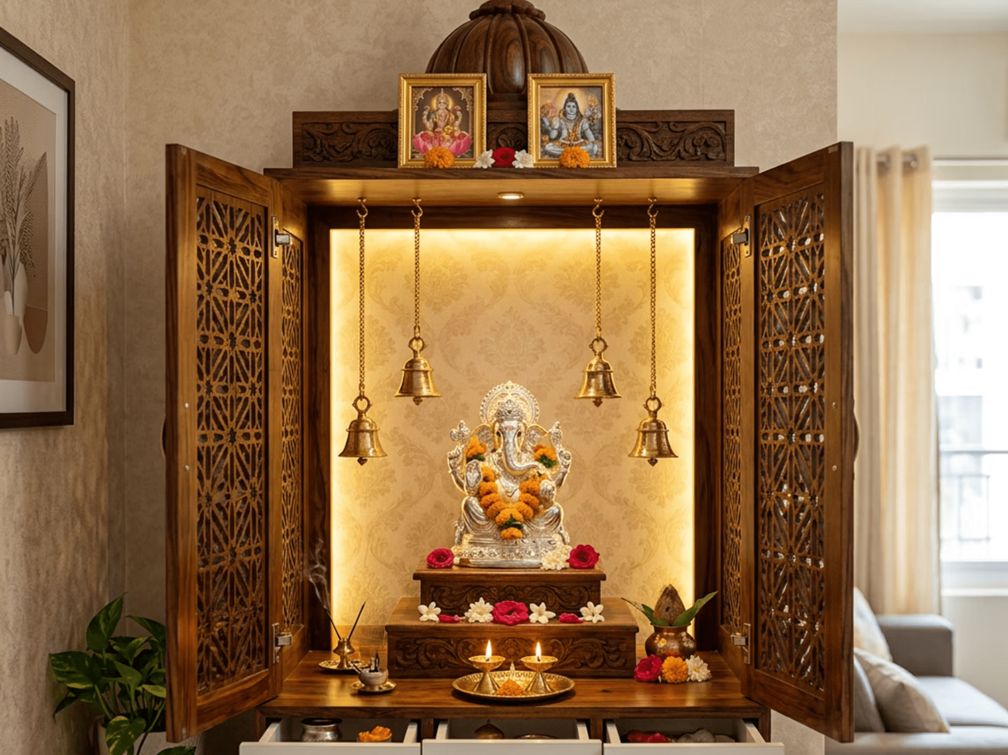 Puja Room Interior Design Arjunganj