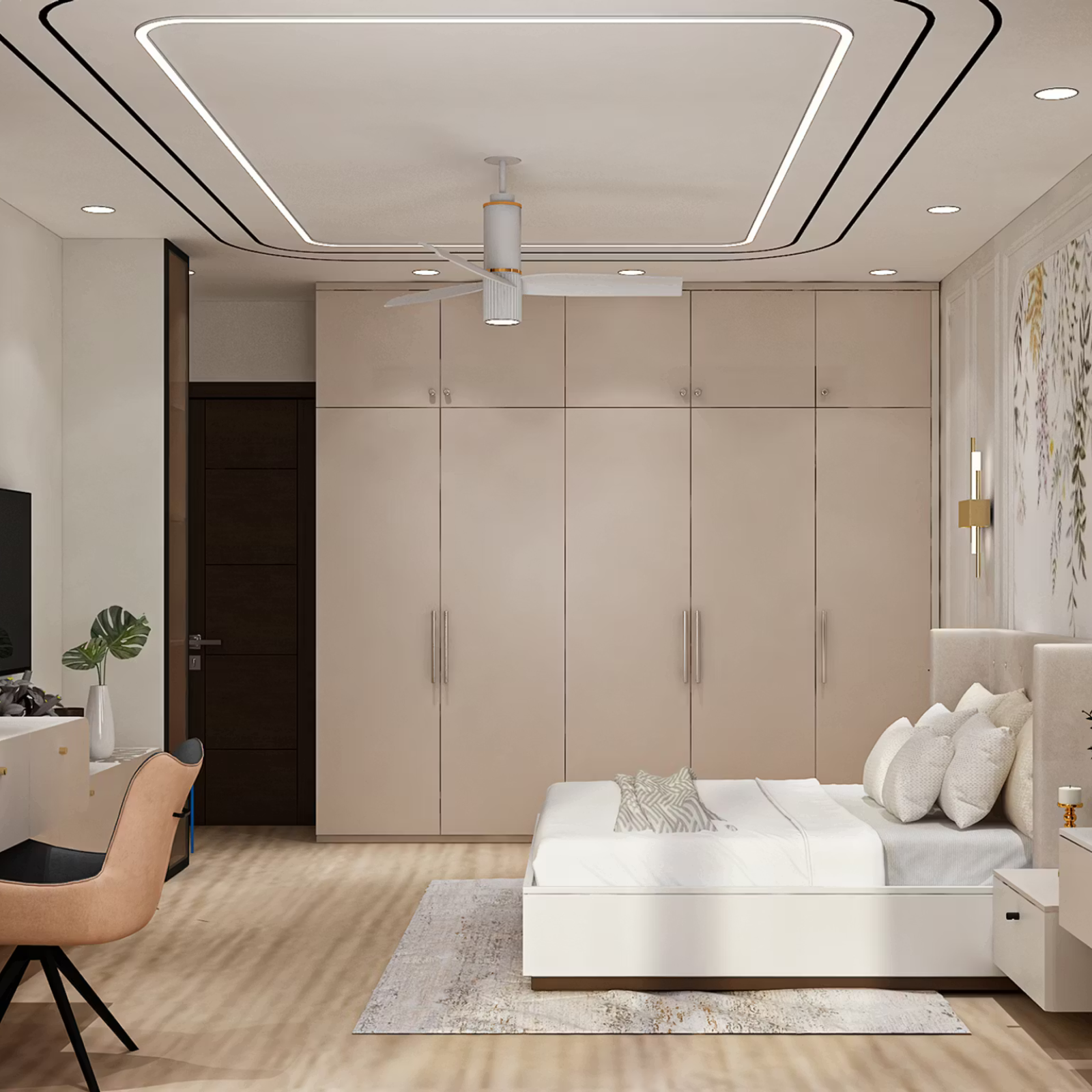 Wardrobe interior in Lucknow