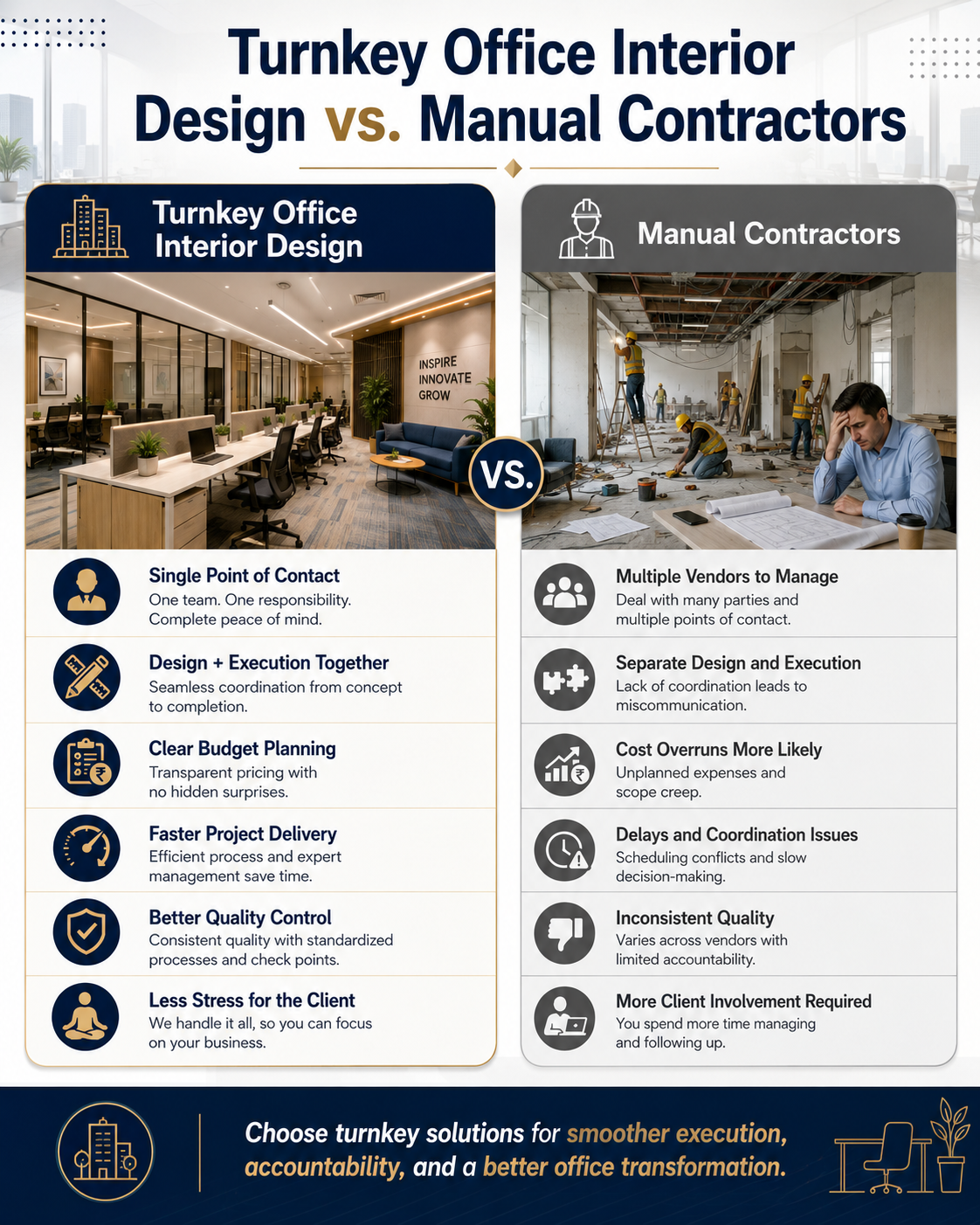 When Turnkey Office Interior Design Is the Better Choice
